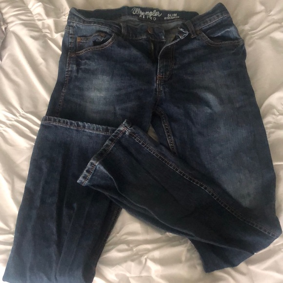 Wrangler Retro Slim Straight Jeans - Picture 1 of 2